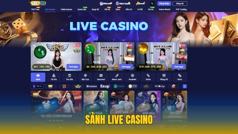Đánh giá Tin88 đều nhận xét rằng live casino rất xịn