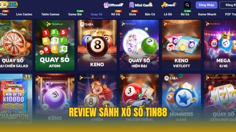 Review kho game Tin88 - Điểm mặt một số siêu phẩm nổ hũ